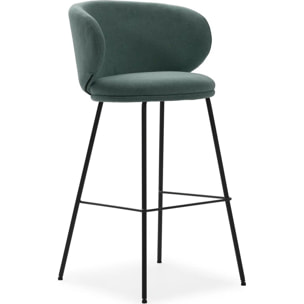 Lot de 2 tabourets en tissu - COCOON