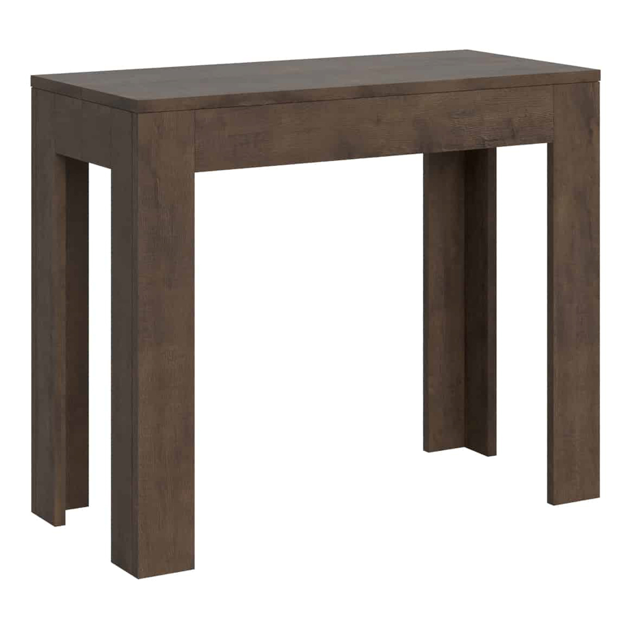 Consolle allungabile 90x42/198 cm Bora Small Noce