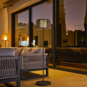 Lampadaire solaire corde SOLEO H145 CM