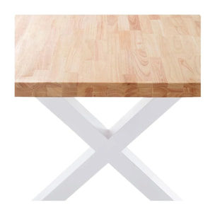 Mesa de comedor X-Loft 160 Roble salvaje - Blanco