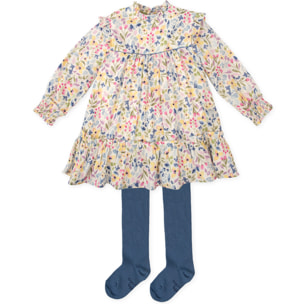 VESTIDO CON LEOTARDOS PURPURA - Purpura