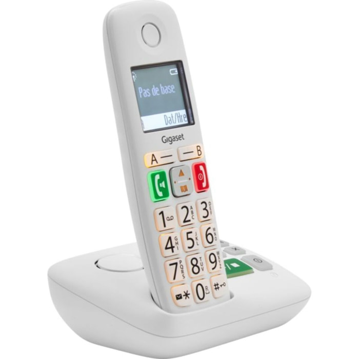 Téléphone sans fil GIGASET E290A Blanc