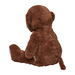 Peluche Singe - JEUX 2 MOMES - Doux - Imposant - Marron et Beige