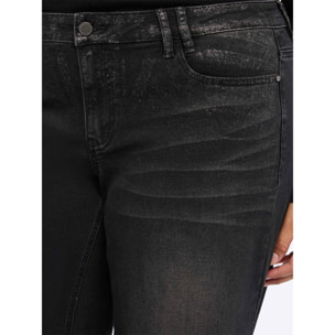 Fiorella Rubino - Jeans a palazzo effetto metallizzato - Nero