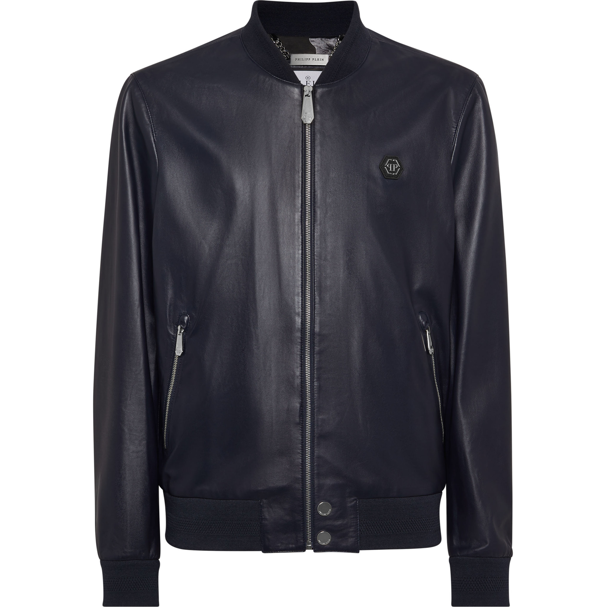 PHILIPP PLEIN Leather Bomber