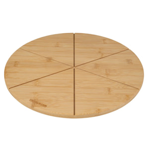 Planche à pizza avec rainures de coupe, Ø 32 cm