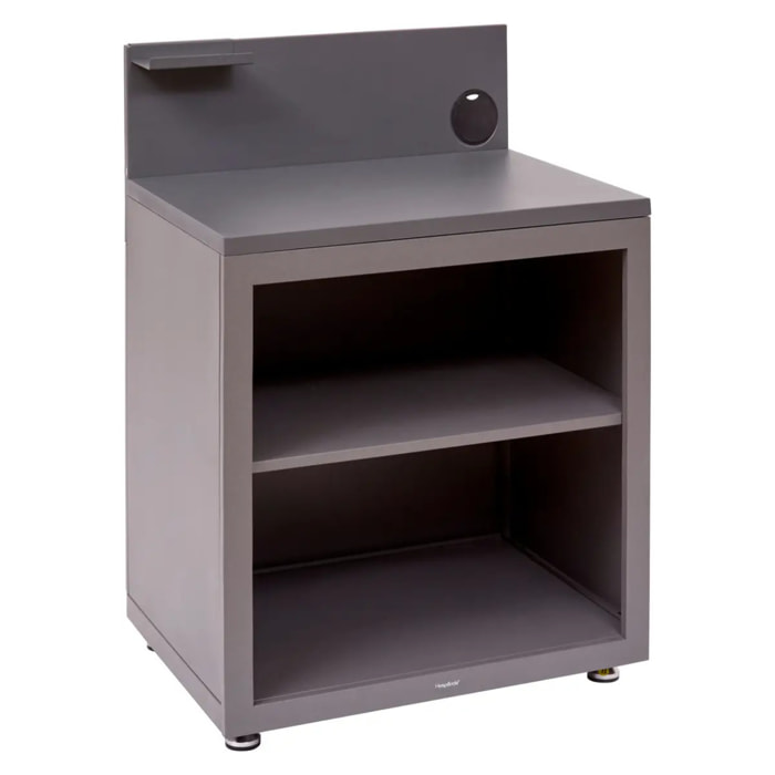 Module 2 niveaux pour cuisine d'été Oxyana gris graphite