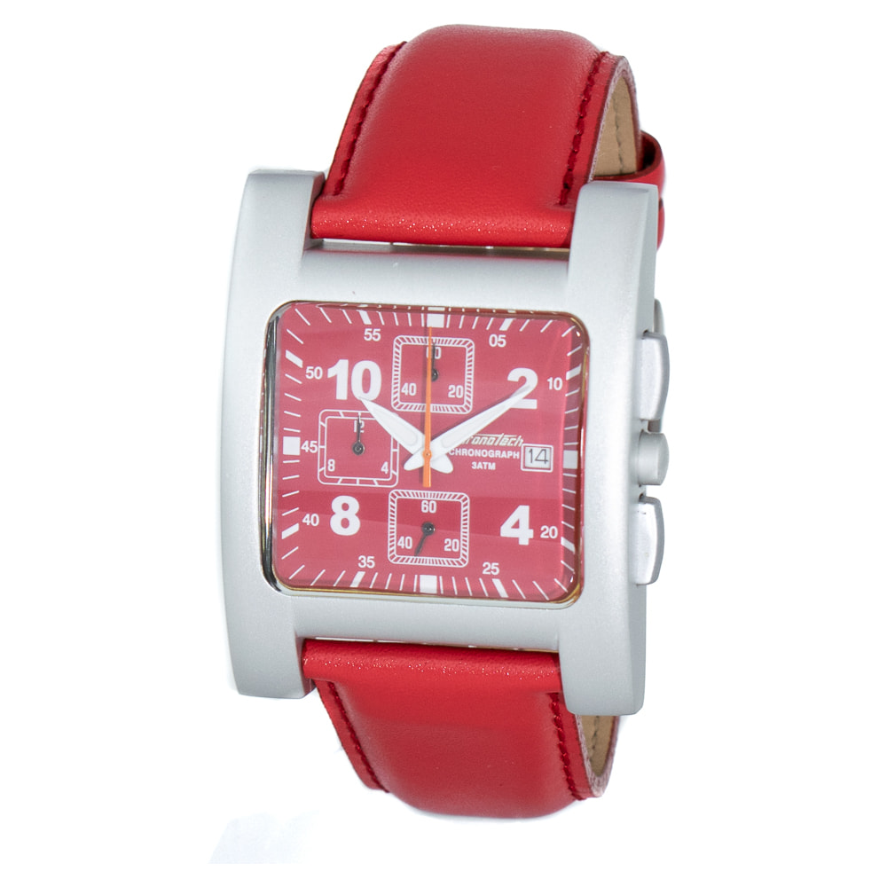 Reloj Chronotech CT7280-04 Hombre Analogico Cuarzo con Correa de Piel