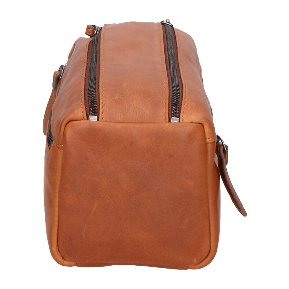 Beauty case  da uomo In Vera pelle Made in Italy 24x15x11 cm