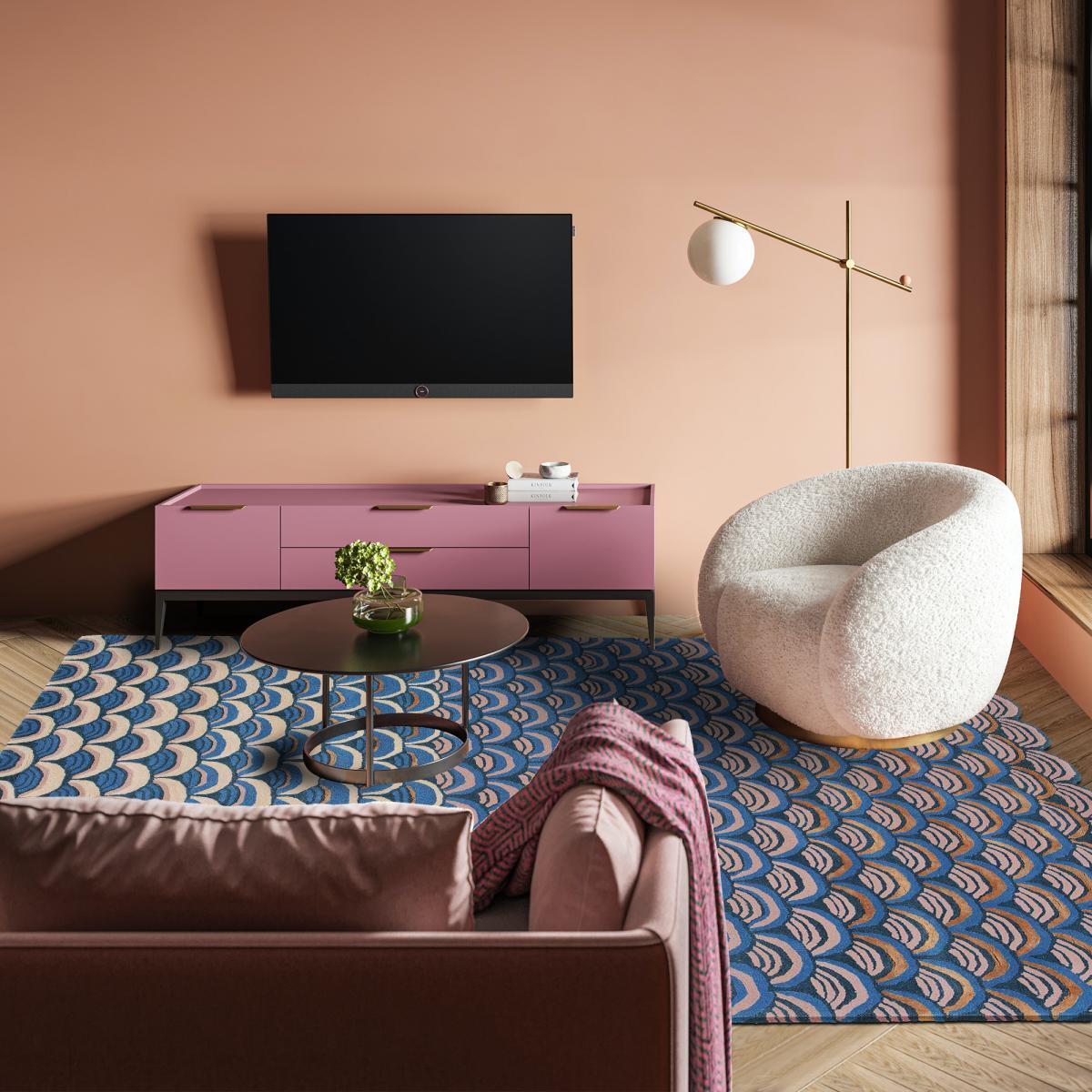 Tapis salon et chambre fait à la main en laine ILFI