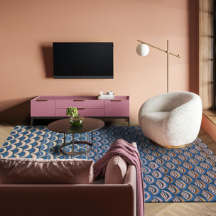 Tapis salon et chambre fait à la main en laine ILFI