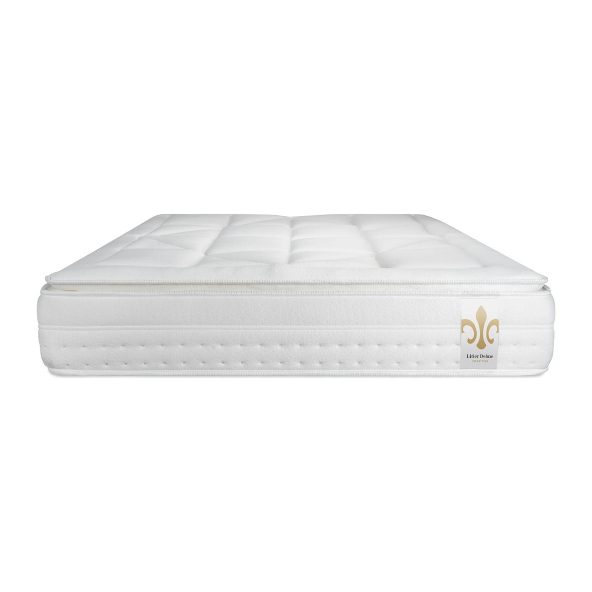 Matelas Vingt-Huit PLUS - 28cm - Ressorts ensachés et mémoire de forme - Enveloppant avec Surmatelas intégré - Soutien Ferme
