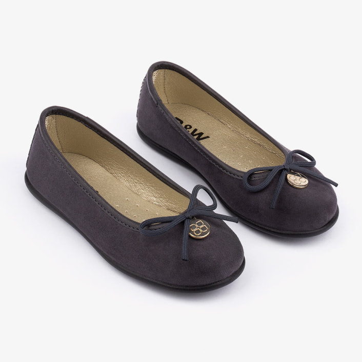 Ballerine grigie da bambina