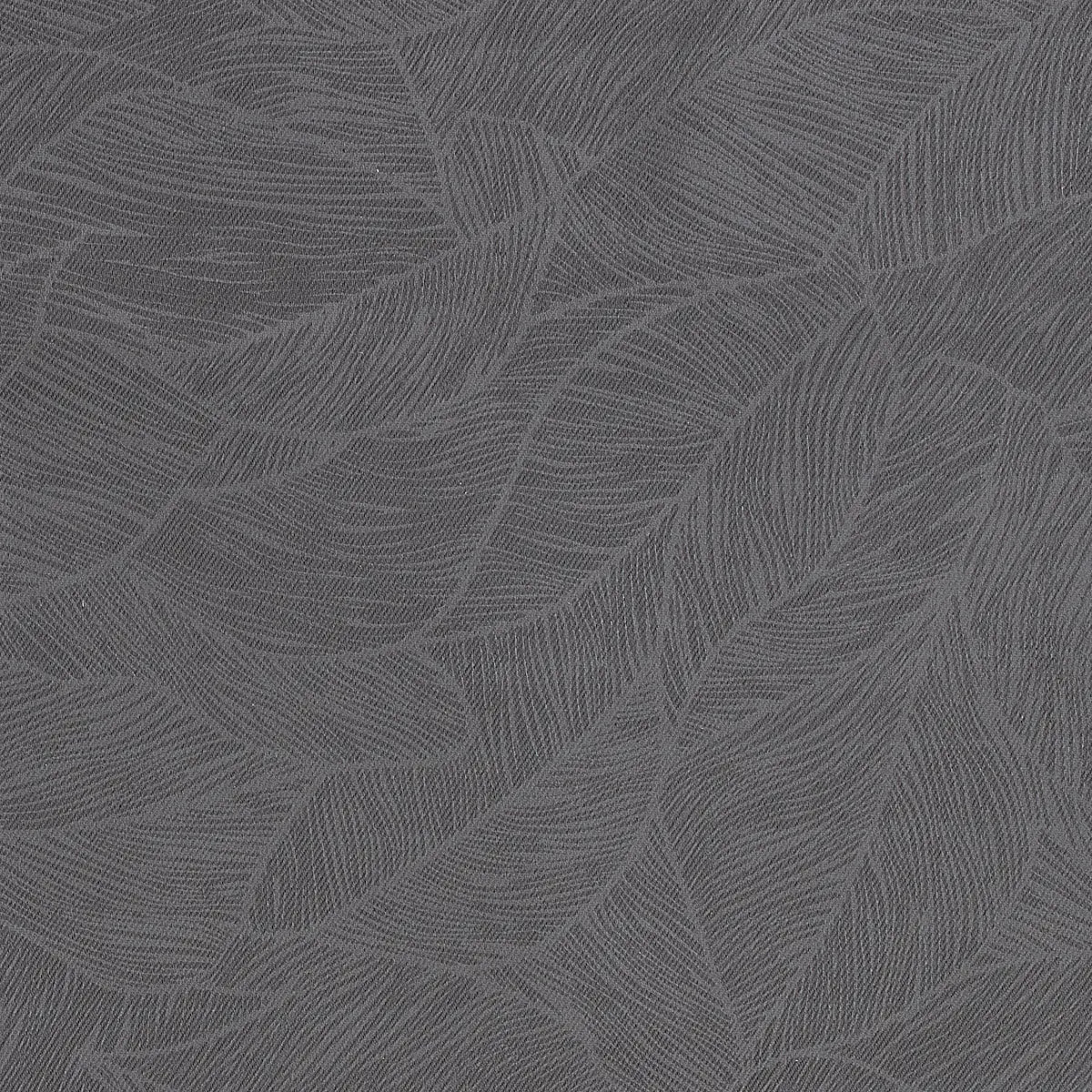 Rideau occultant "Feuilles" gris ardoise 140x260cm