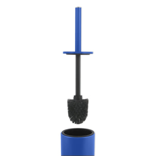 Brosse wc avec support Acier AKIRA Bleu roi Spirella