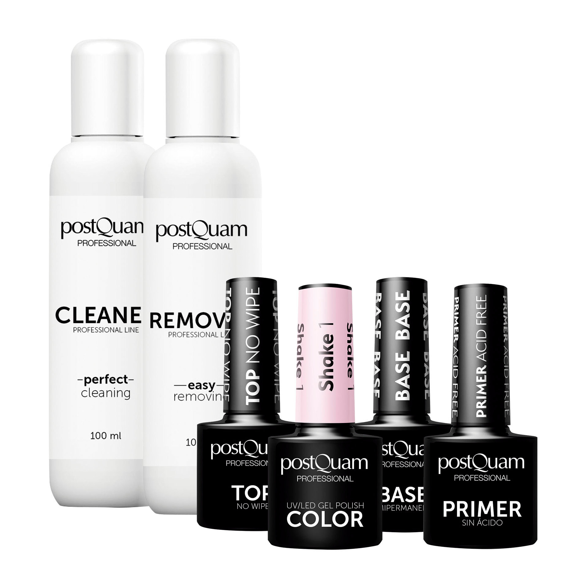 Kit de manucure semi-permanente pastel