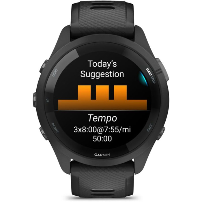 Montre connectée GARMIN Forerunner 265 Music Noire / GRIS AMOLED GPS IP6X