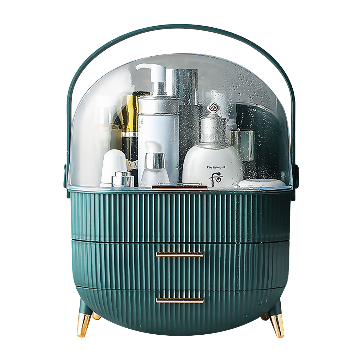 Organizer per cassetti per trucchi e cosmetici. A prova di polvere e acqua. Realizzato in polistirene ad alto impatto, alta resistenza.