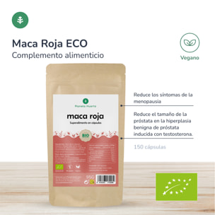 Maca Roja BIO Planeta Huerto 150 cápsulas