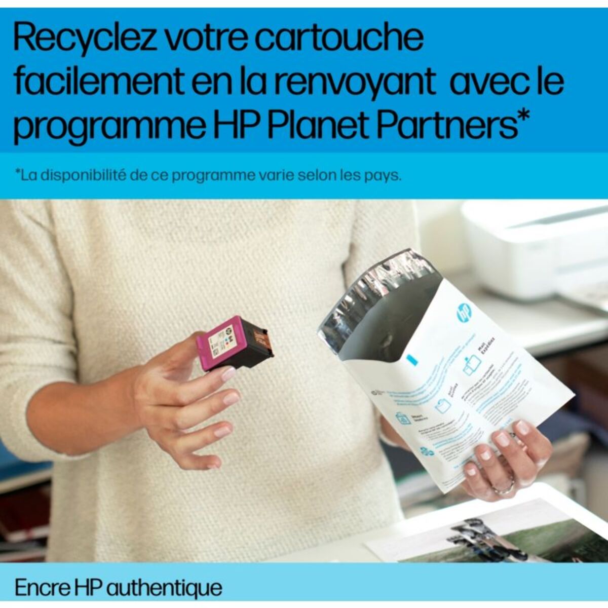 Cartouche d'encre HP Originale 963 Jaune (Yellow) Standard - 3JA29AE