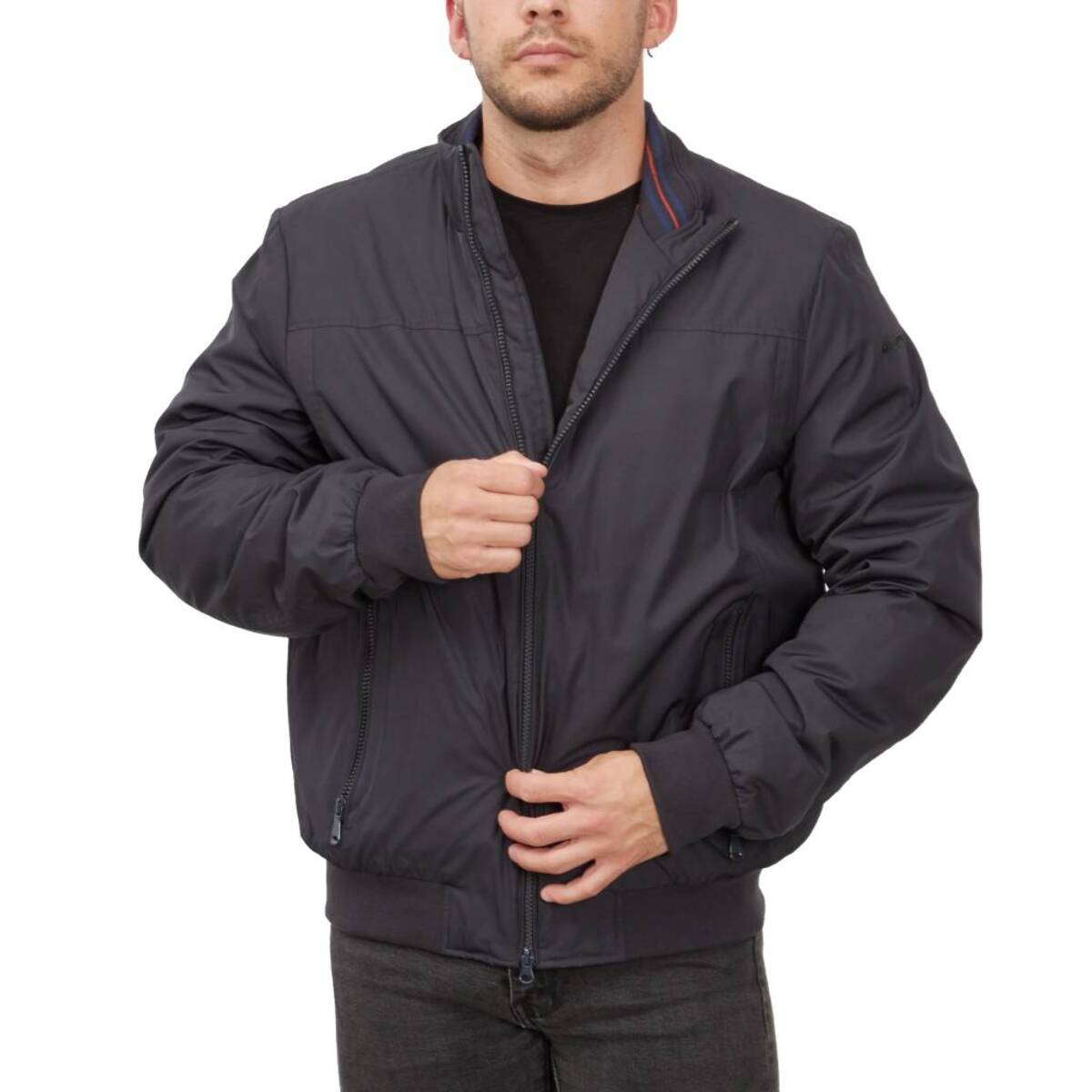 Abrigos Hombre de la marca GEOX  modelo M0420C T2676 M VINCIT BOMBER NEGRO