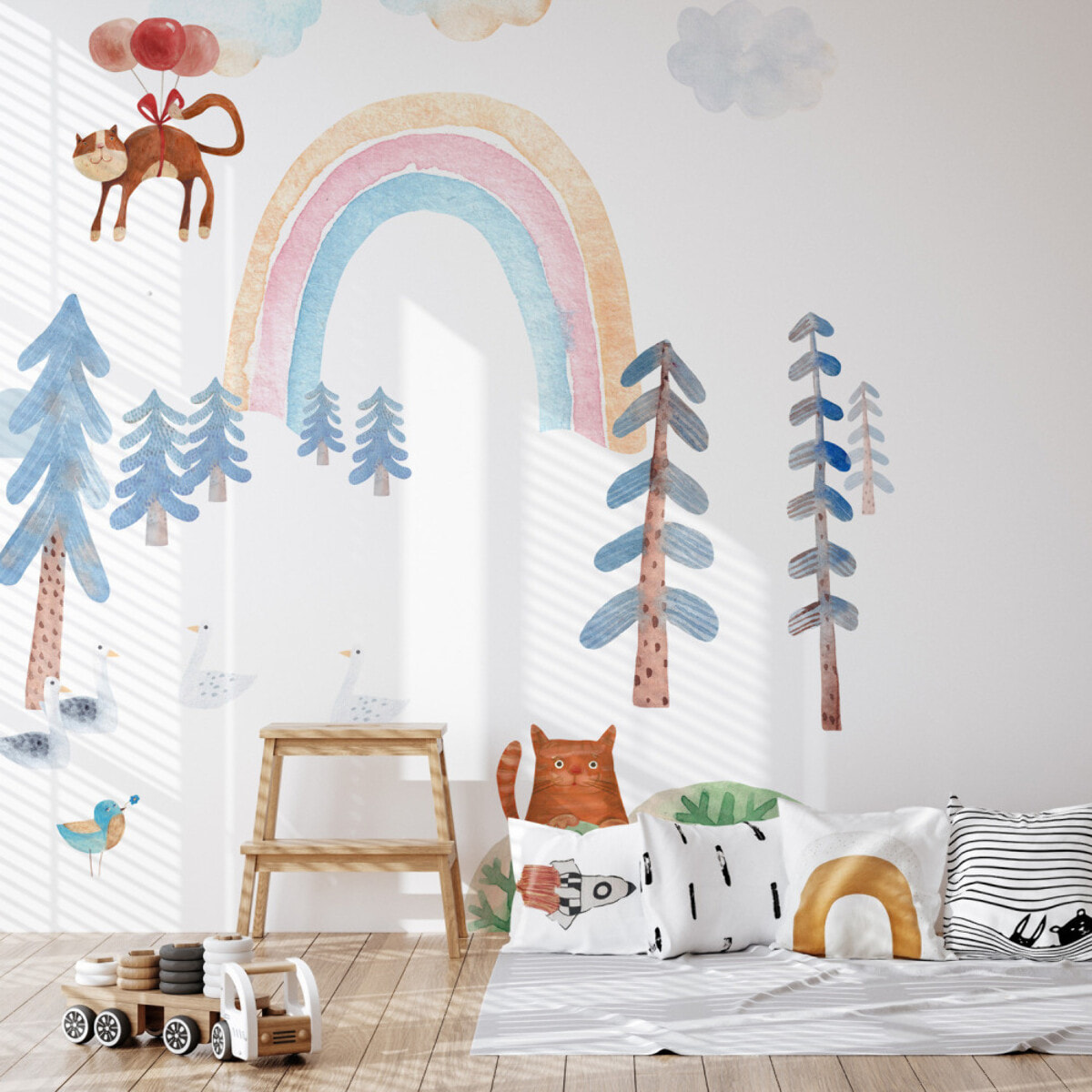 Papier peint panoramique ...Et Chats