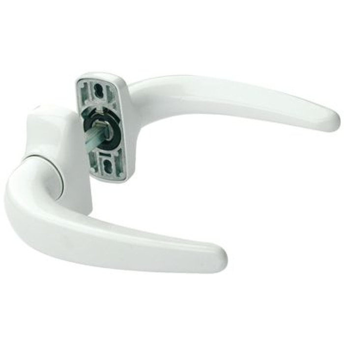 Béquille double Horus Midi 2053I FAPIM Carré 8 mm - Blanc 9010 - 2053-32