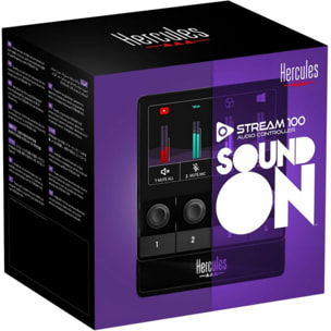 Boitier contrôl HERCULES Audio Controller STREAM 100