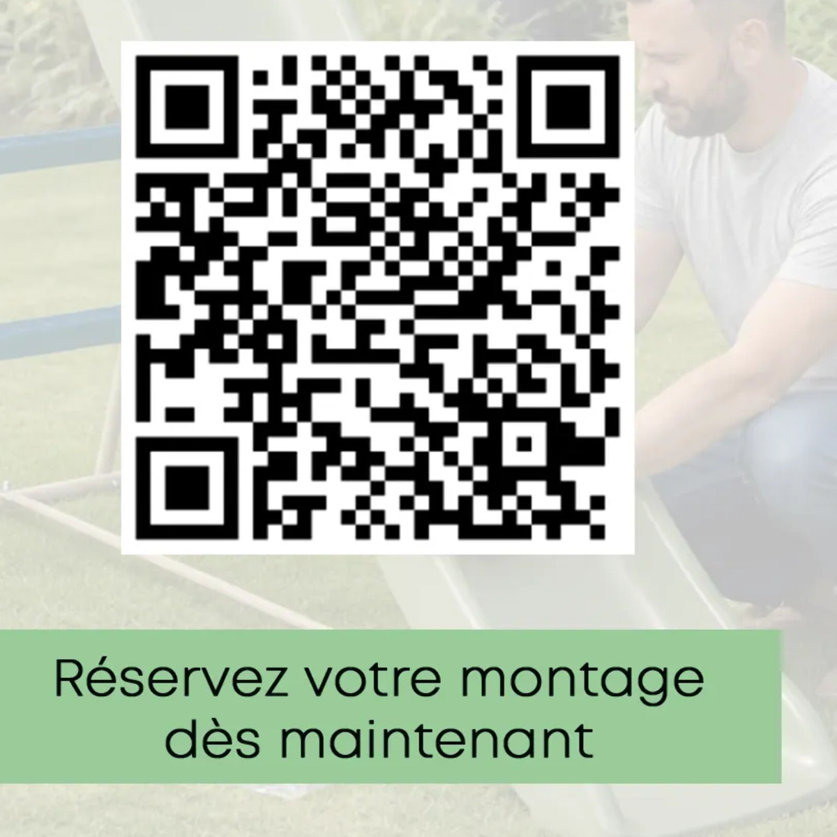 Toboggan ZAZOU vert pâle 1,73 m, 3-8 ans