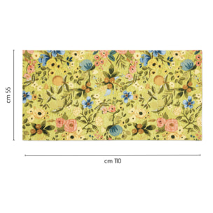 Tappeto Excelsa Fiori Frida in poliestere e cotone 55x110 cm multicolore