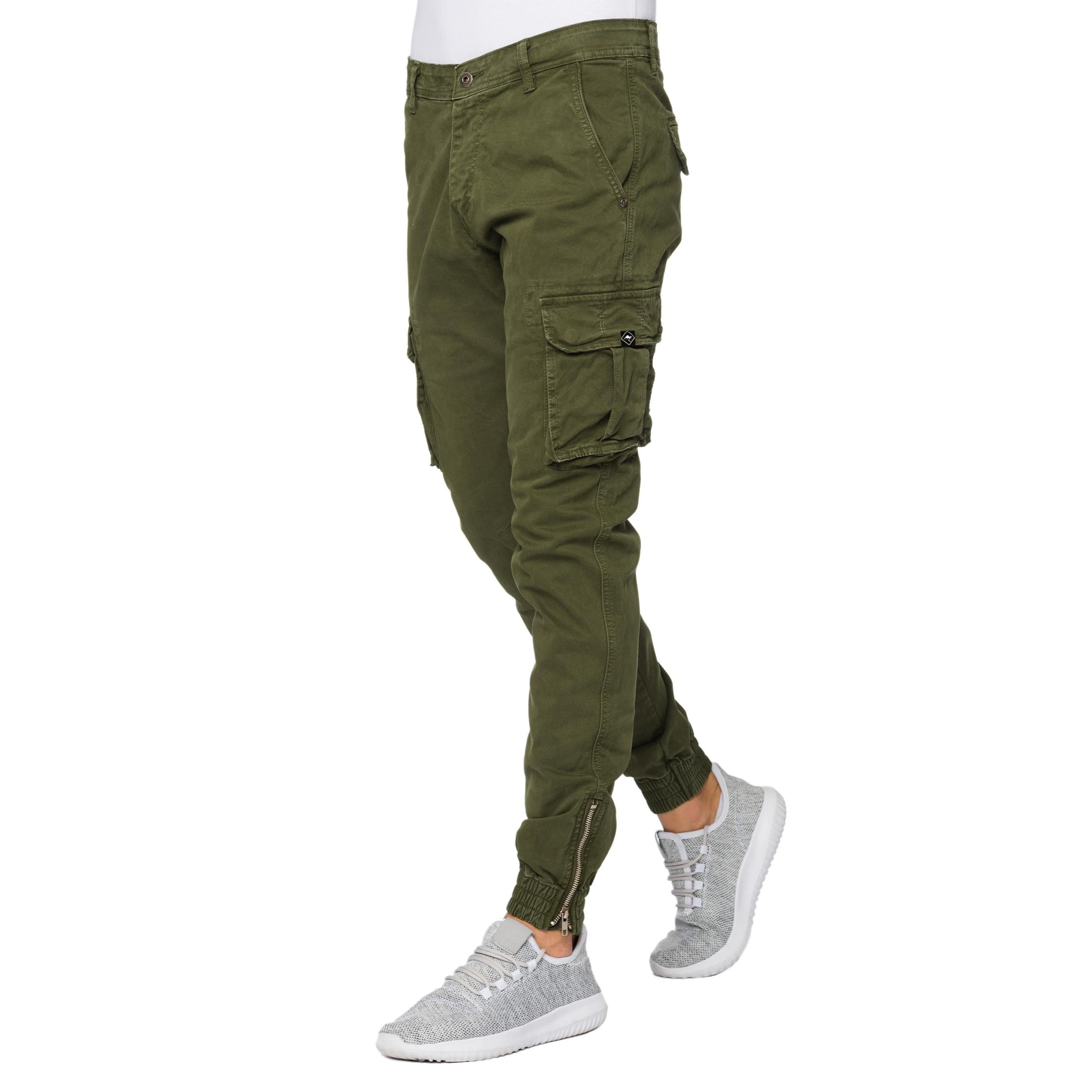 Pantalone Hot Buttered Pioneer con tasconi Verde Militare