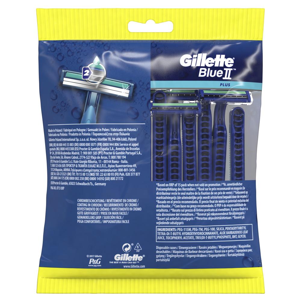 3x20 Rasoirs Jetables Gillette Blue II Plus
