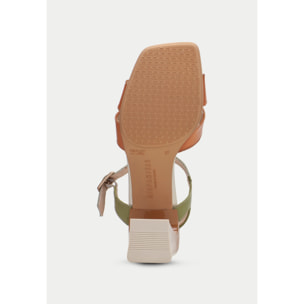 Sandalia Tacon Mallorca Aloe crema melocoton 6,5 cm