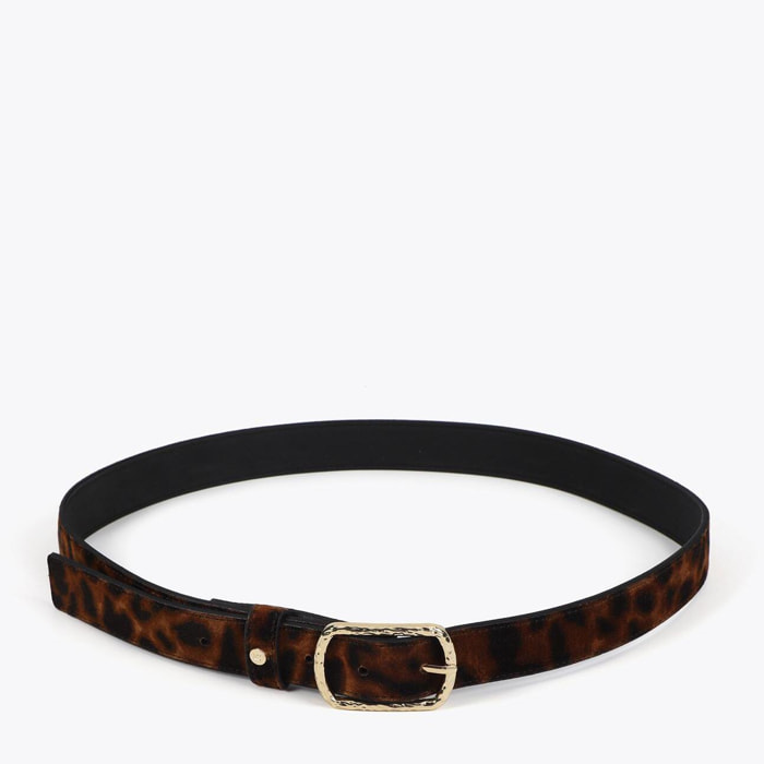 Cintura stretta stampa leopardo