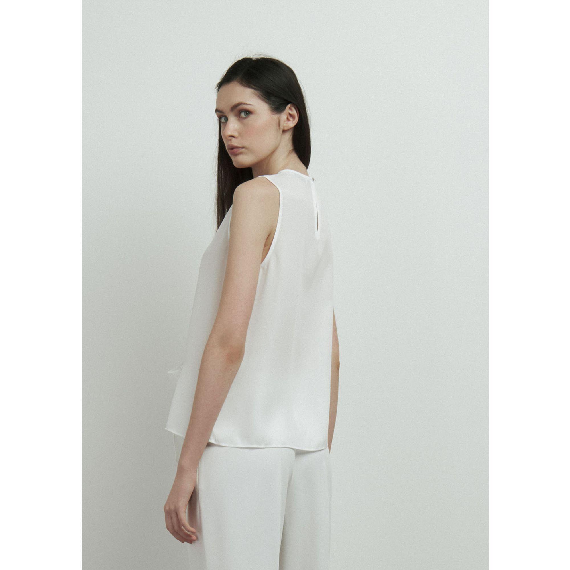 BLUSA BIANCO LANA CONBIPEL