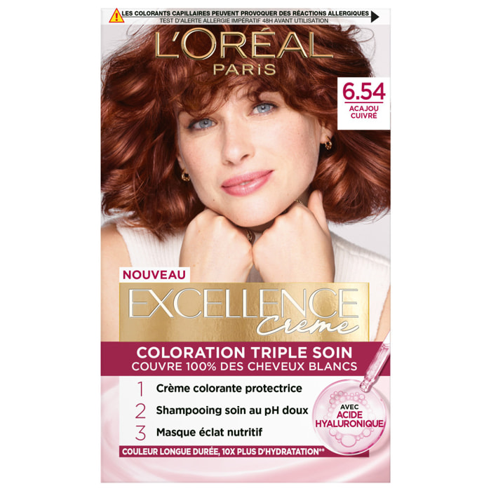 L'Oréal Paris Excellence crème Coloration 6.54 Blond foncé acajou cuivré