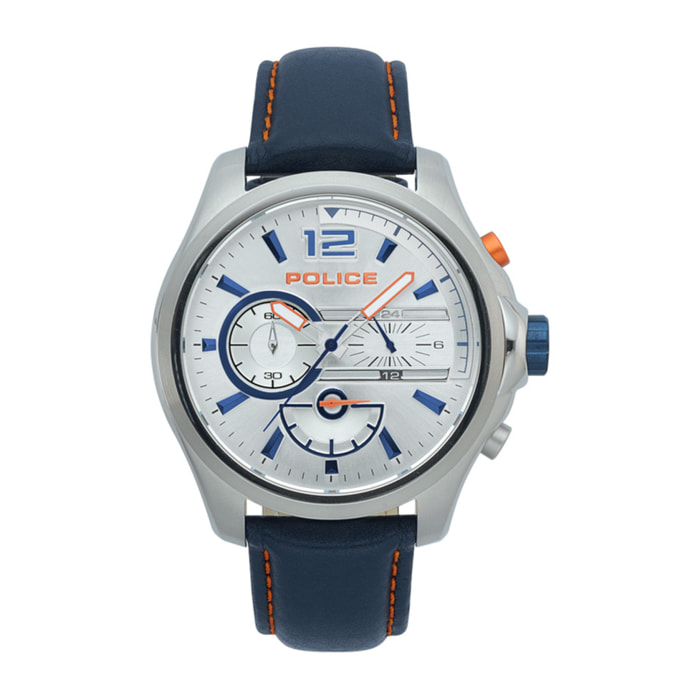 Reloj Police R1471294001 Hombre Analogico Cuarzo con Correa de Cuero