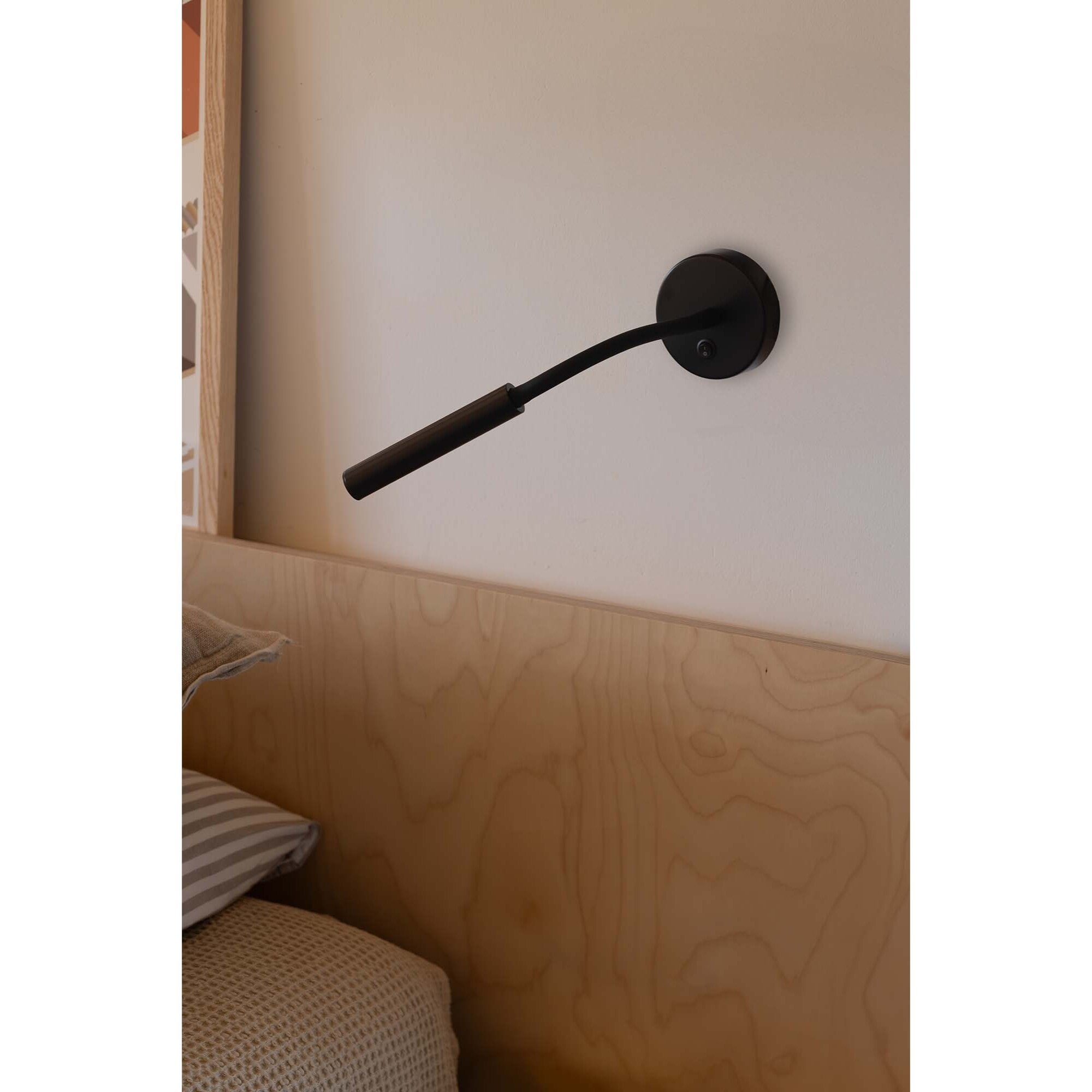 KALE Lampe applique lecteur noir
