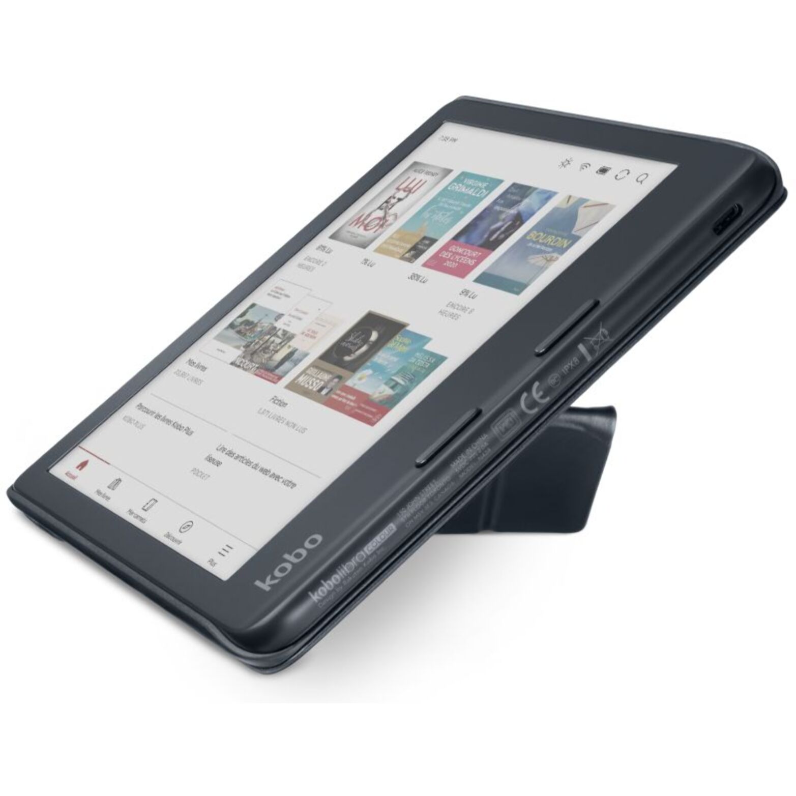 Pochette KOBO Libra Colour Sleepcover Noire