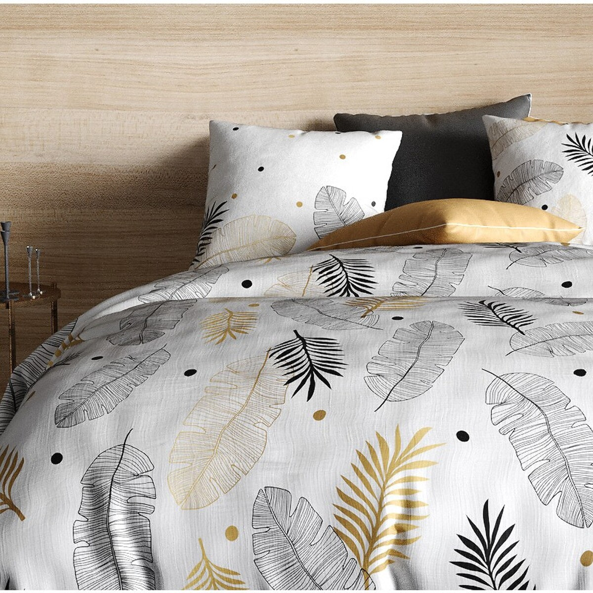 Parure Housse de Couette 3pcs  100% Coton 57fils Envole