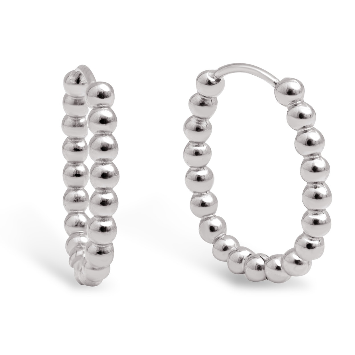 Orecchino Dana Dots in Acciaio