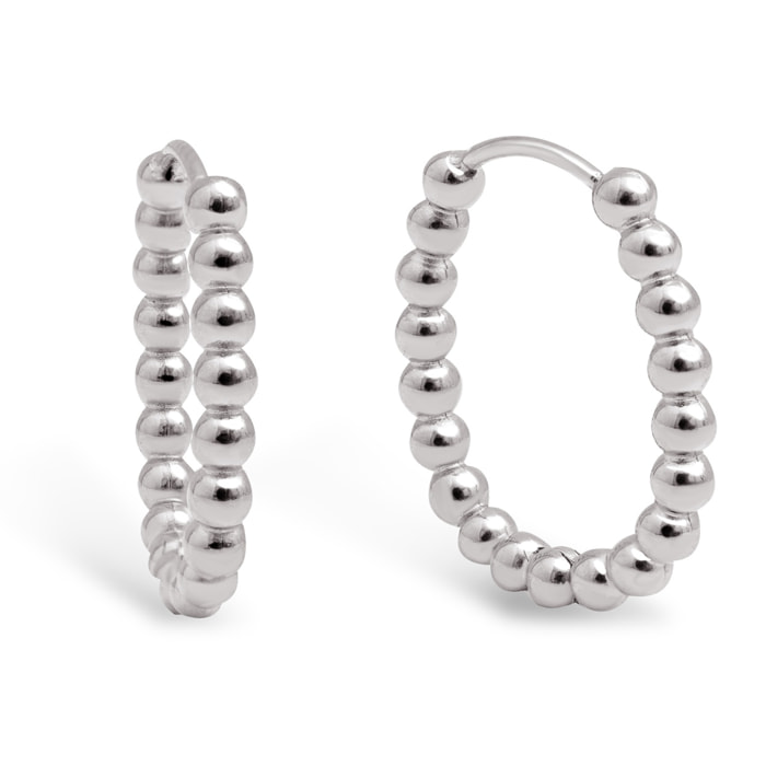 Orecchino Dana Dots in Acciaio