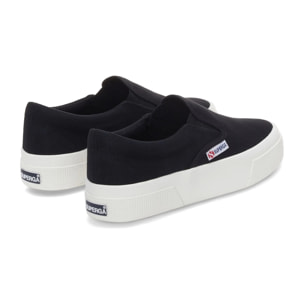 Scarpe da donna Superga Nero 2740 Platform Slipon