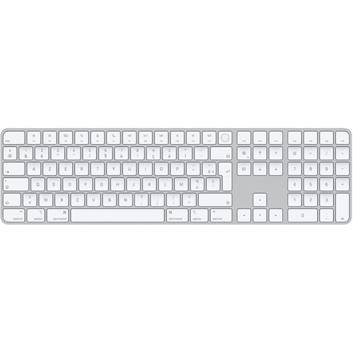 Clavier sans fil APPLE Magic Keyboard Touch ID et pavé numériqu