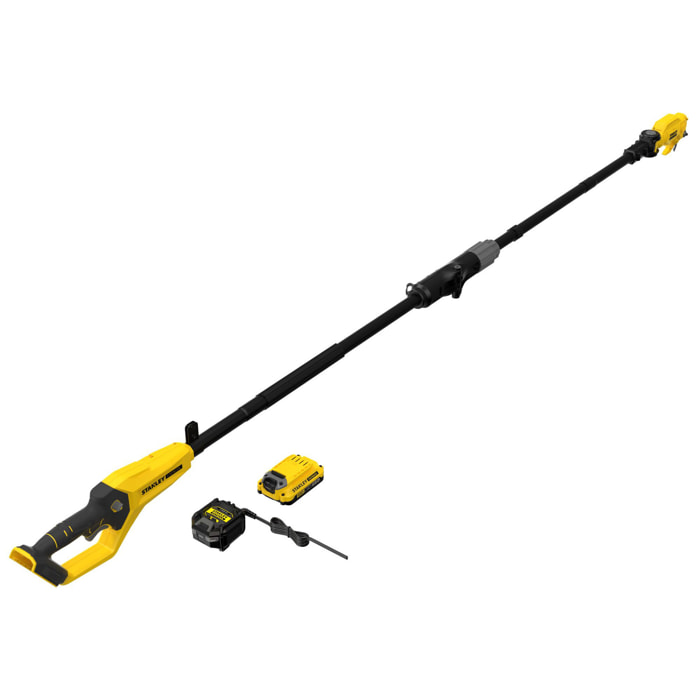 Sécateur sur perche électrique 18V Stanley FatMax V20 - 1 batterie 2Ah