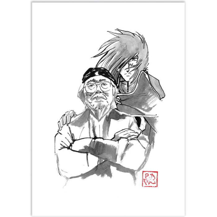 Affiche - Leiji Matsumoto - Pechane Sumie