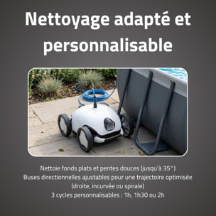 Bestway Robot piscine Falcon nettoyage fond et pentes 28 m² max