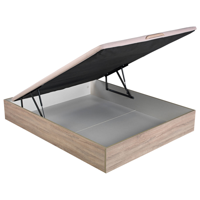 Canapé Abatible 32CM | ENVÍO, MONTAJE Y RECOGIDA ANTIGUO INCLUIDO | Madera | Color Natural | Gran capacidad | ROYAL SLEEP