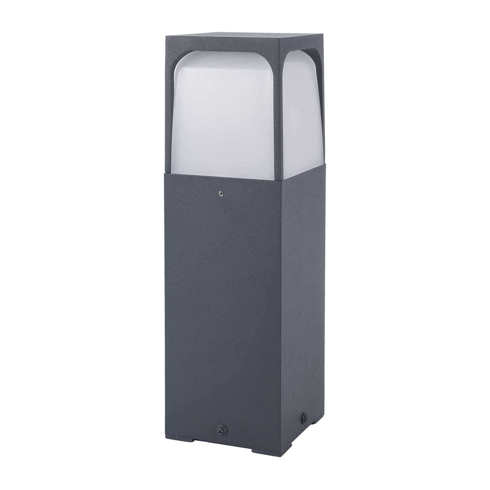 FORLIGHT Veta baliza exterior negra para bombilla E27