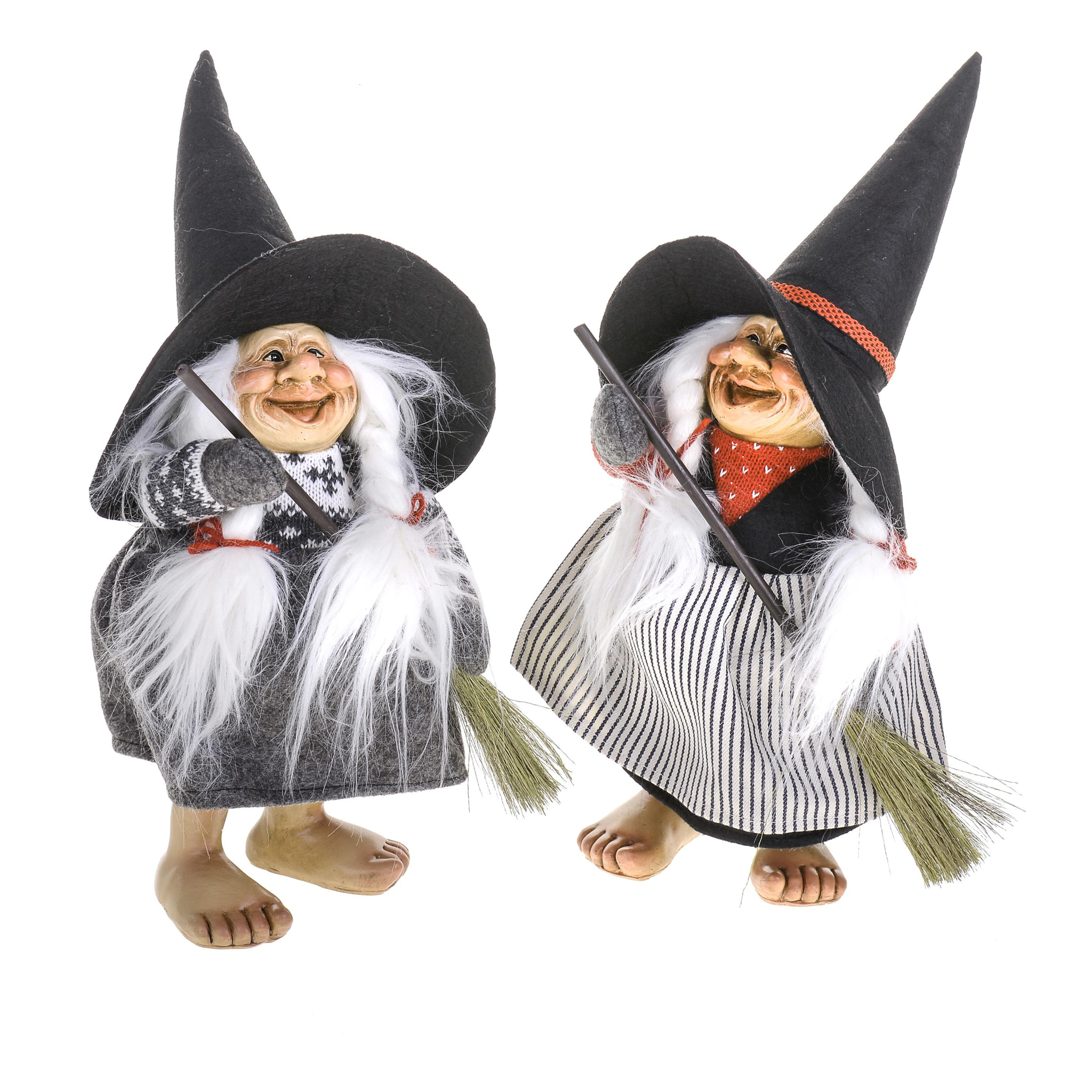Befana con scopa - Pezzi 2 - NERO - Bianchi Dino SpA